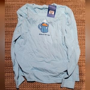 Brand New Life is Good Long Sleeve Tee Shirt L